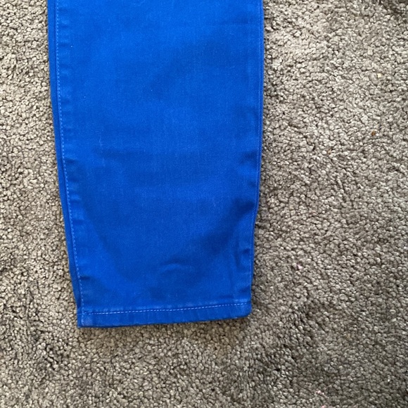 J Crew Lookout High Rise Skinny Crop Blue - Picture 4 of 5